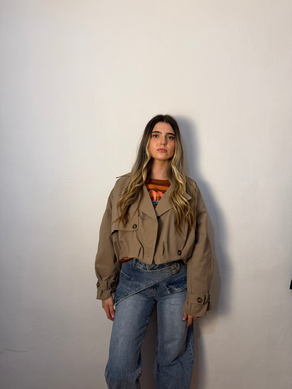 CHAQUETA TAUPE