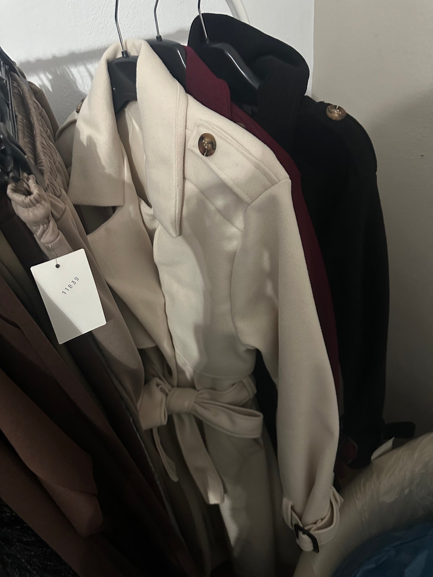 GABARDINA LARGA PAÑO