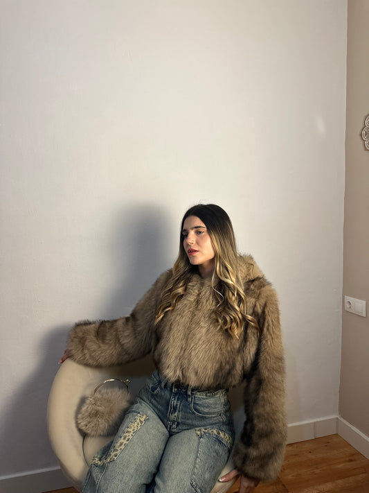 CHAQUETA CROP HAIR PREMIUM