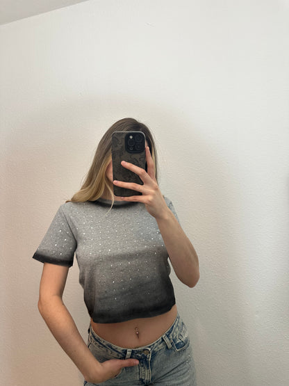 CAMISETA CROP BRILLOS