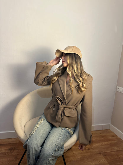 CHAQUETA DE PAÑO CORT