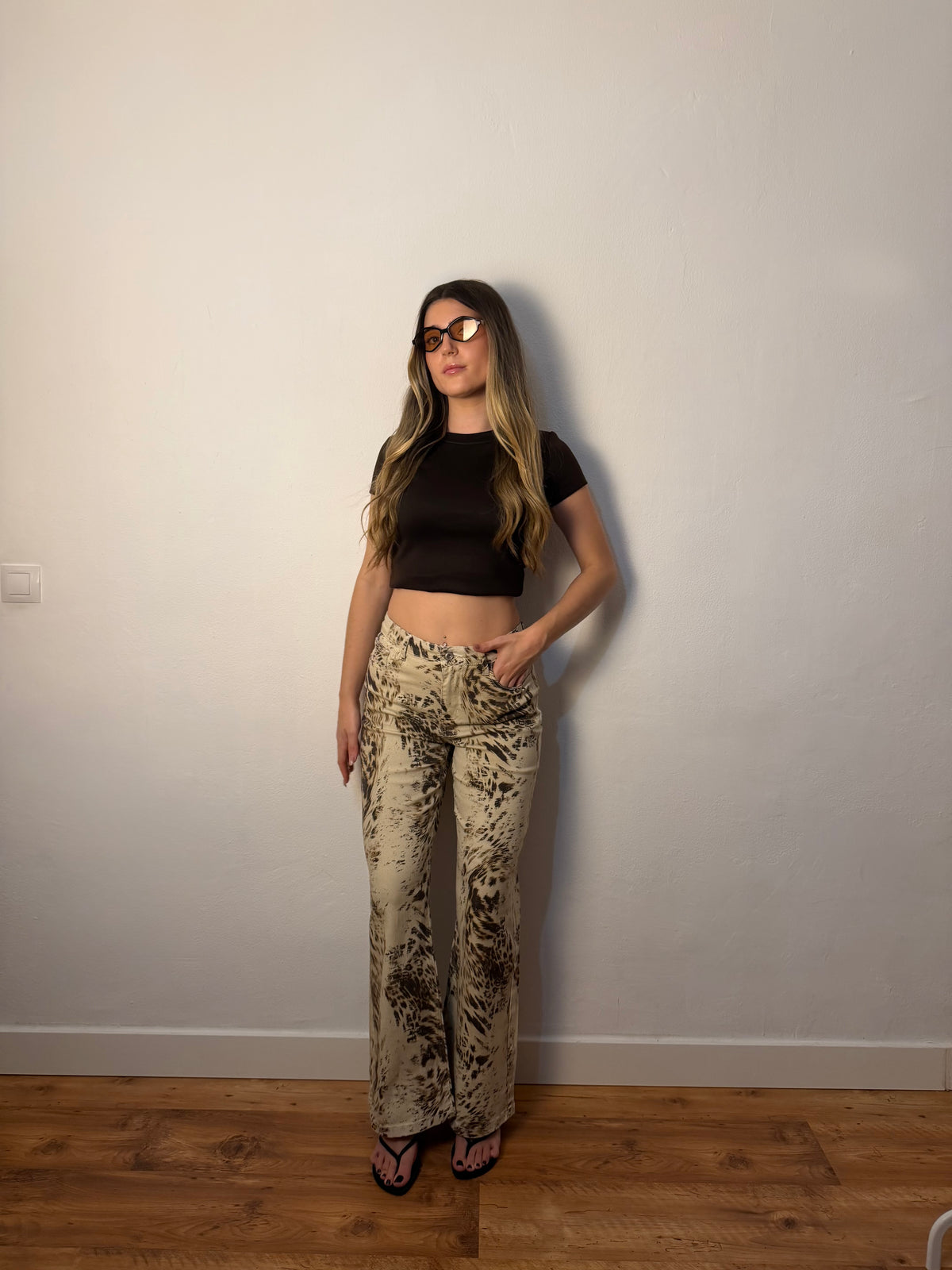 JEANS ANIMAL PRINT