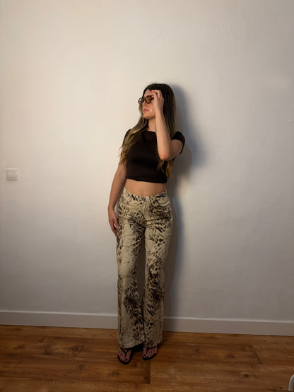 JEANS ANIMAL PRINT