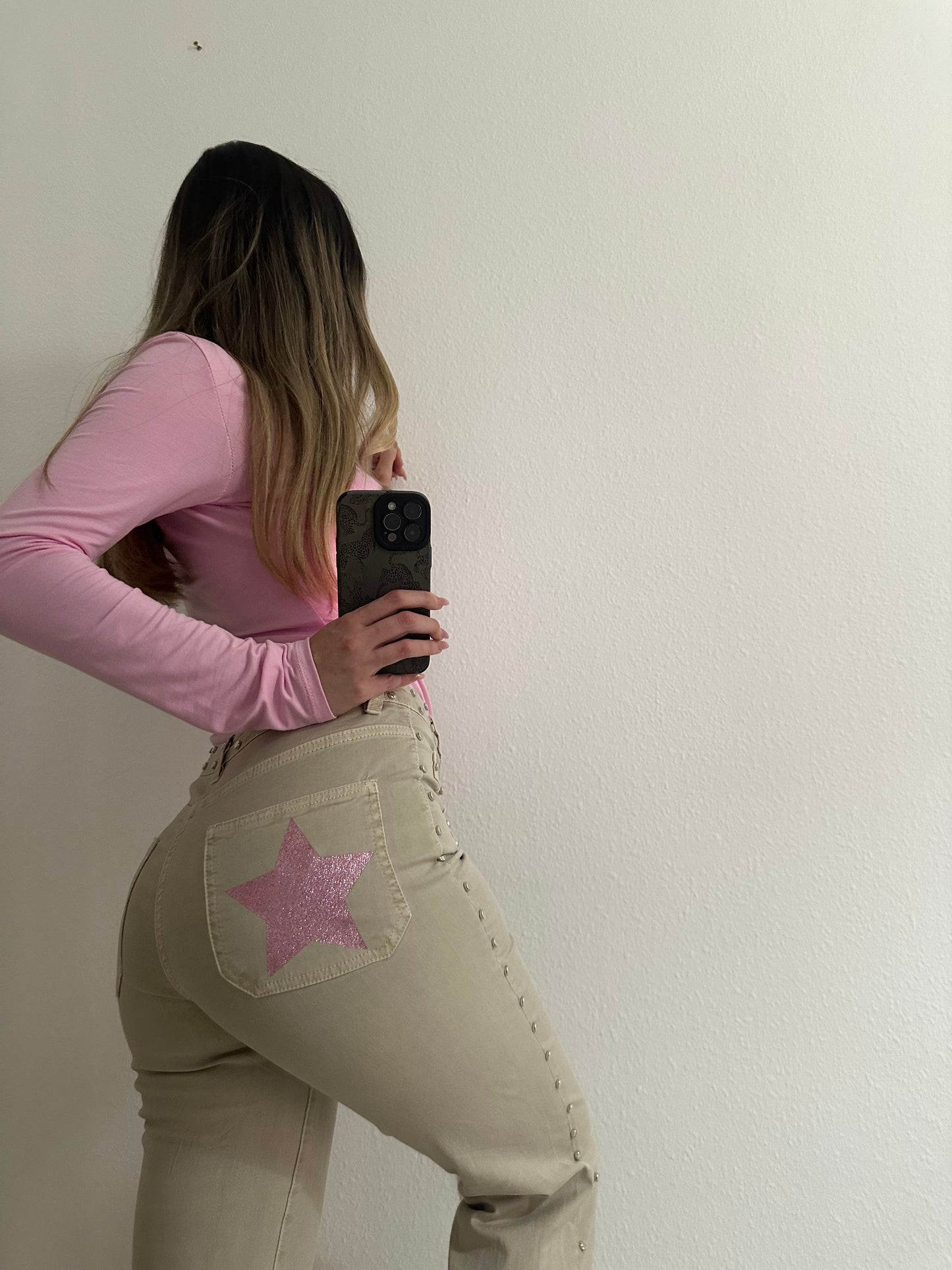 JEANS STAR PINK