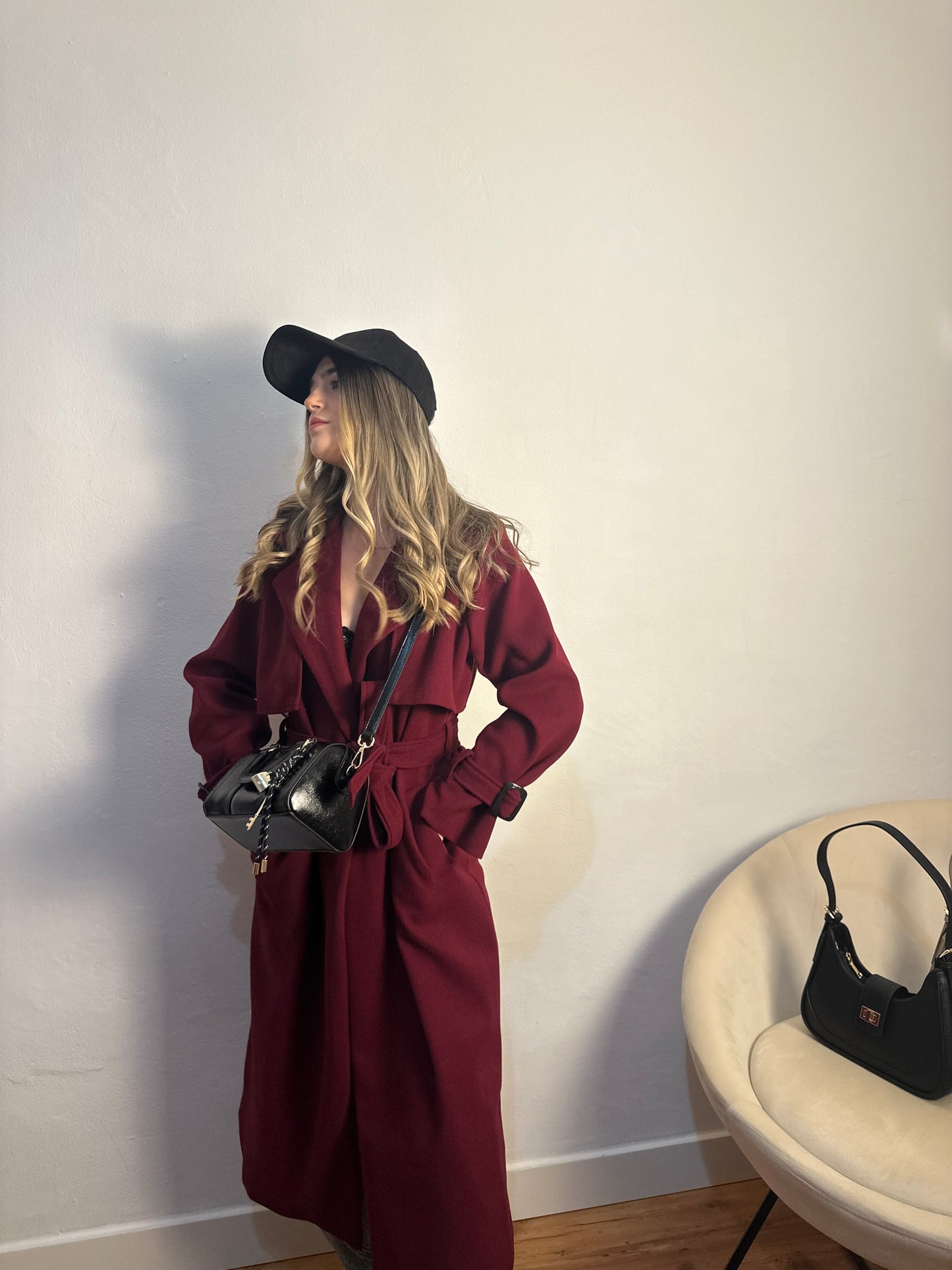 GABARDINA LARGA PAÑO