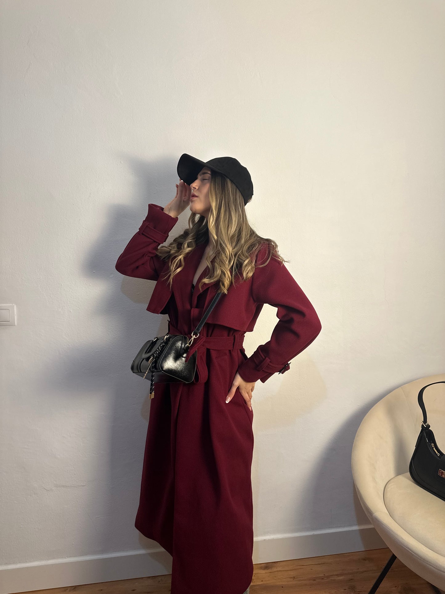 GABARDINA LARGA PAÑO