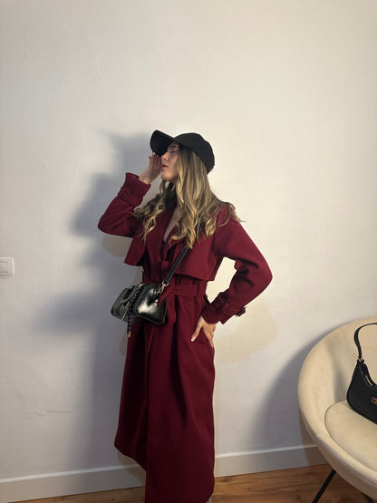 GABARDINA LARGA PAÑO