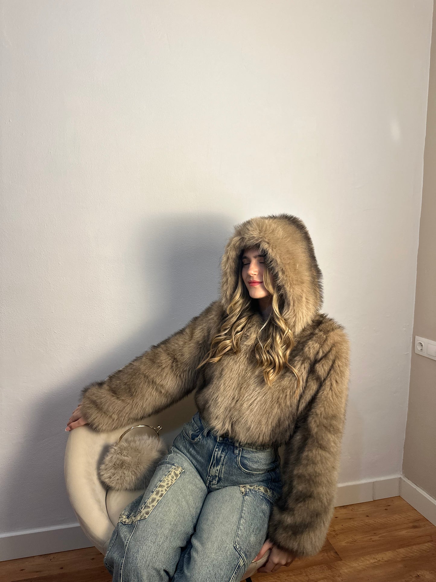 CHAQUETA CROP HAIR PREMIUM