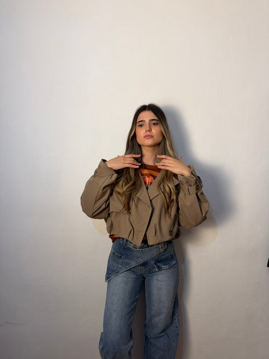 CHAQUETA TAUPE