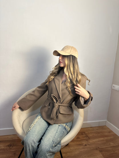 CHAQUETA DE PAÑO CORT