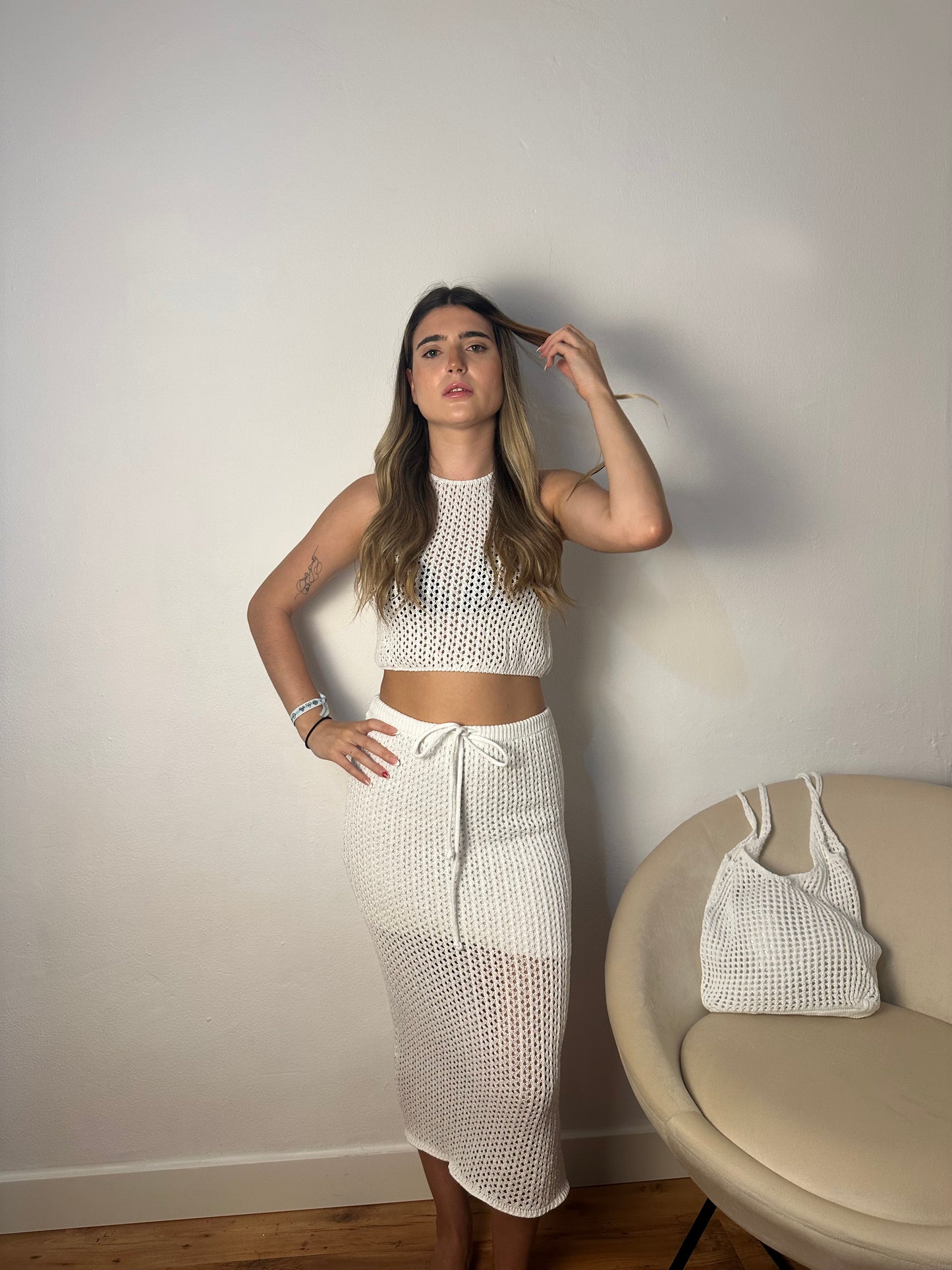 CONJUNTO + BOLSO WHITE