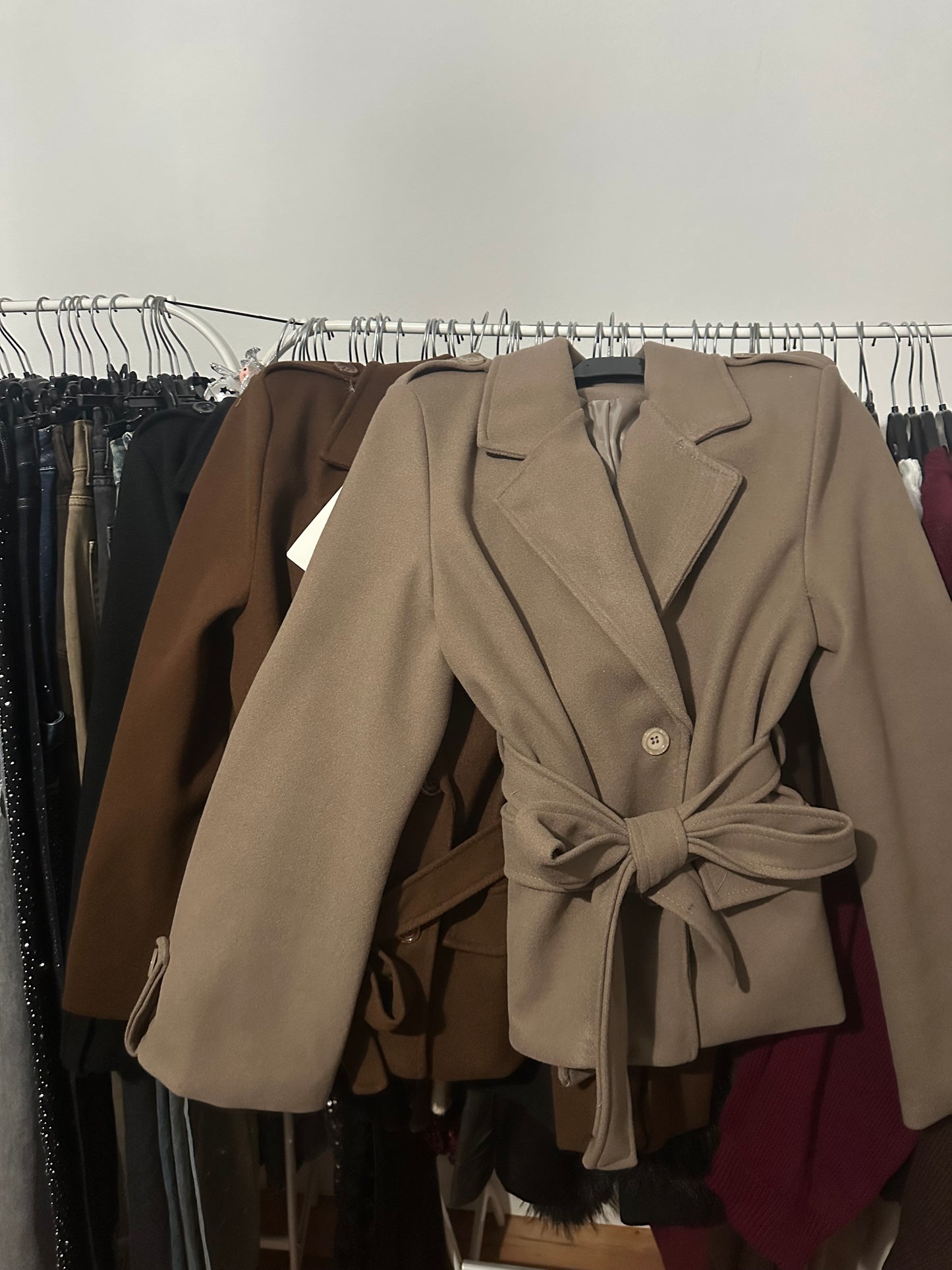 CHAQUETA DE PAÑO CORT